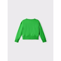 NAME IT Cropped Sweatshirt Tiala Jolly Green